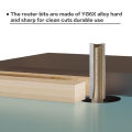 1PC 6mm Shank CNC Straight Bit Flush Trim Single Double Flute Router Bit  Carbide Milling Cutter Woodworking Tools. 