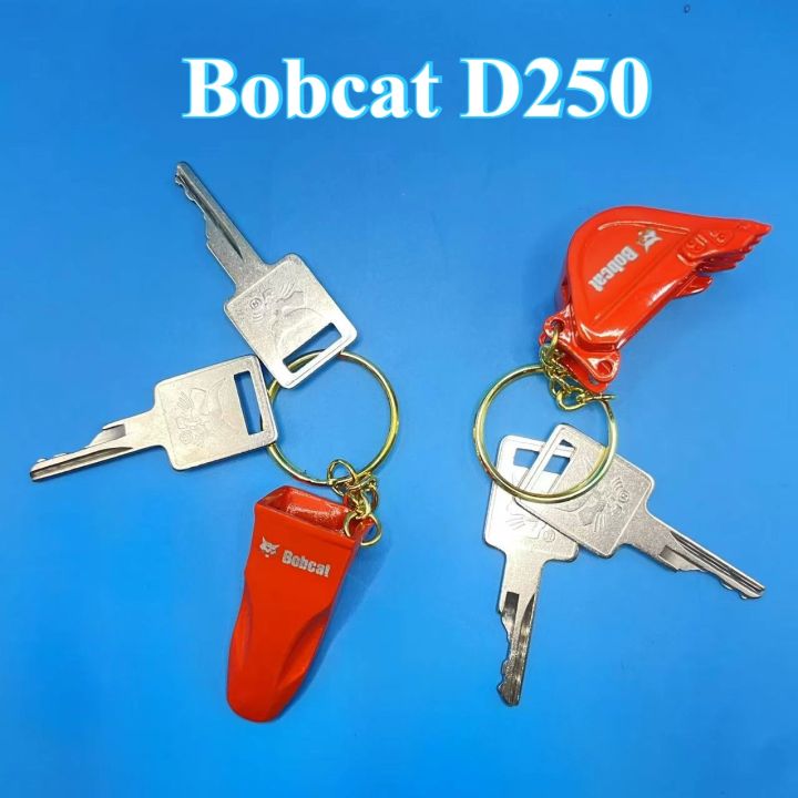 Excavator Bobcat Key WHIT KEYCHAIN Applicable To S550, S185 Skid Steer ...