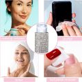 200ml Rhinestone Pump Dispenser Bottle Diamond Liquid Alcohol Press Bottle for Nail Polish Remover Refillable Manicure Container. 