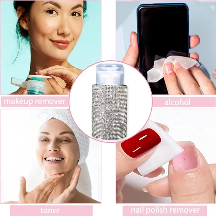 200ml%20Rhinestone%20Pump%20Dispenser%20Bottle%20Diamond%20Liquid%20Alcohol%20Press%20Bottle%20for%20Nail%20Polish%20Remover%20Refillable%20Manicure%20Container%20-%20Image%204