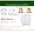 20 PCS PM2.5 Activated Carbon Face Mask Filters for Adults, Replaceable Mouth Respirator Filter for Anti-Fog, Dust-Proof, Air Pollution Germs. 