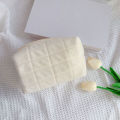 Cute Plush Makeup Bag for Women Portable Travel Small Cosmetic Bags Solid Color Zipper Toiletry Bag Washing Pouch Storage Bags. 