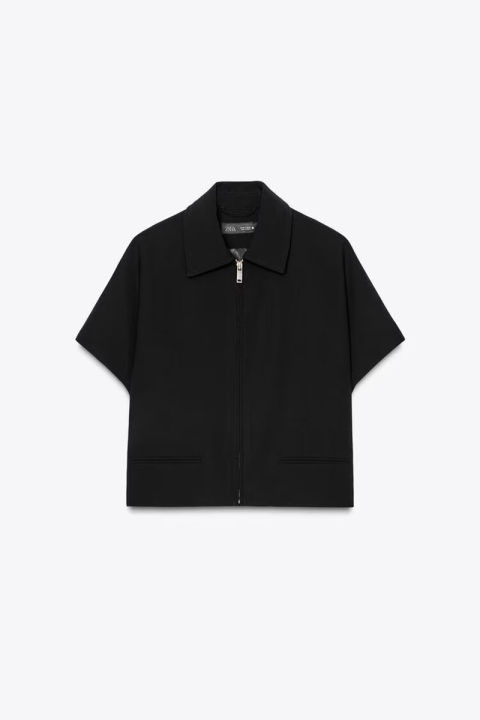 HipSeam%20Women%20Lapel%20Collar%20Short%20Jacket%20Women's%20Cropped%20Short%20Collared%20Jackets%20With%20Zipper%20Lady%20Short%20Sleeve%20Coat%20Female%20Jacket%20-%20Image%207