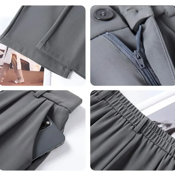 Women%20Fashion%20Suit%20Pants%20Lady%20Breathable%20Baggy%20High%20Waist%20Wide%20Leg%20Trousers%20Lady%20Straight%20Leg%20Gray%20Classic%20Office%20Long%20Pants%20-%20Image%205