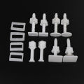 4x Toilet Seat Hinge Bolts Replacement Screws Fixing Fitting Kit Repair Tools. 