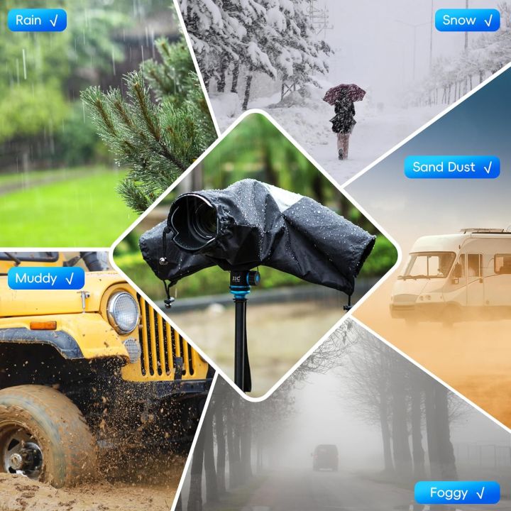 JJC%20Portable%20Camera%20Rain%20Cover%20Rain%20Shade%20Waterproof%20Raincoat%20Raincover%20DSLR%20Camera%20Accessories%20for%20Canon%20Nikon%20Sony%20Olympus%20-%20Image%204