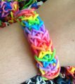 Rubber Loom Bands (300 Pieces) DIY Toys For Kids Lacing Bracelets Girls Gift Hair Rubber Bands Refill Make Woven Bracelet craft kit. 