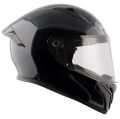 Vega Bolt Solid Black Helmets. 
