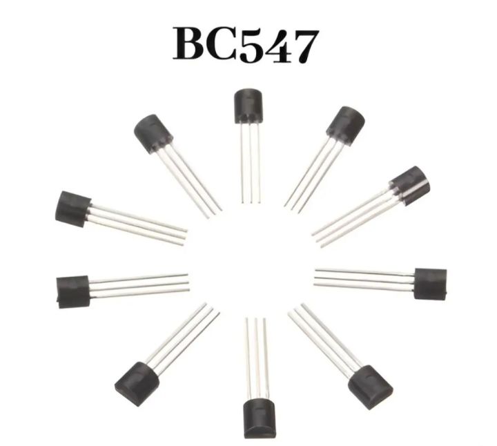 10 Pcs BC547 NPN Transistor BC 547 Original BC-547 Transistor