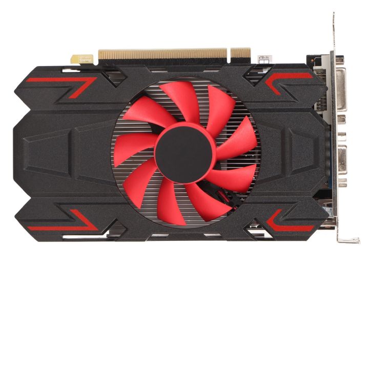 HD7670 4GB DDR5 128bit Graphics Card with Cooling Fan 2560x1600 Support HD Multimedia Interface DVI VGA Game Graphics Card