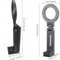 Universal Trip Magnetic Phone Holder Foldable Travel Rotation Hands-Free Airplane Phone Mount Portable CellPhone Selfie Bracket.