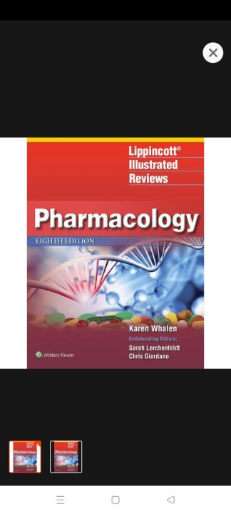 Karen Whalen book on pharmacology