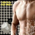 Polyester Invisible Disposable Nipple Covers For Men Waterproof  Breathable Anti-Bump For Running Sports And Daily Wear. 