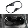 Abs Seat Water Cup Holder Decoration Panel Cover Trim For MG 4 MG4 EV Mulan 2022 2023 2024 Accessories  Interior Styling. 
