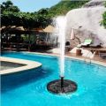 Outdoor Solar Floating Fountain Floating Solar Fountain Garden Water Fountain Pool Pond Decoration Solar Panel Powered Fountain. 