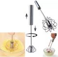 2019 New Manual Egg Beaters Stainless Steel Semi-Automatic Rotary Kitchen Gadgets Egg. 