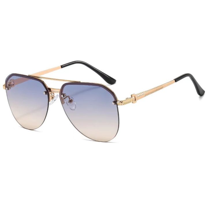 1/2/3%20PCS%20New%20Sunglasses%20For%20Men's%20High-end%20Driving%20Uv%20Anti-metal%20Sunglasses%20Frameless%20Double%20Beam%20Pilot%20Car%20Glasses%209258%20-%20Image%203