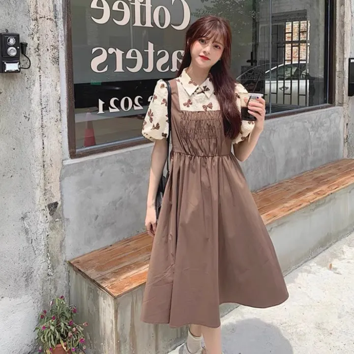 Ready%20to%20ship%20Korean%20fashion%20casual%20short%20sleeve%20cute%20girl%20dress%20-%20Image%209