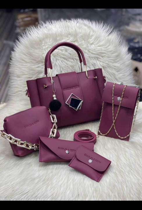 Fashion%20Inn%205PCS%20Ladies%20Handbags%20with%20Long%20Shoulders%20&%20Stylish%20Design%20I%20Ladies%20Hand%20Bags%20for%20Girls%20I%20Casual%20Women%20PU%20Leather-Bag%20Stylish%20Hand%20Bag%20For%20Girls%20-%20Image%208