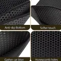 Double Layer Cat Litter Box Mat Eco-Friendly Waterproof Non-slip Foldable Pet Carpet Bed Pads For Cats Pet Clean Pad Supplies. 