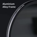 K&F Concept 77mm Variable ND2-ND400 ND Lens Filter (1-9 Stops) for Camera Lens, Adjustable Neutral Density Filter with Microfiber Cleaning Cloth (B-Series). 