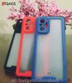 QAGS Xiaomi Redmi Note 10 Pro Cover - Multi cover - Semi Transparent (Self Dotted) Matte Shockproof Camera Ring Protection Case Back Cover. 