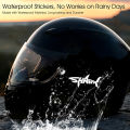 Motorcycle Glow Sticker SHARK Waterproof Decal Helmet Decoration for Honda CBR 600RR 650R Yamaha MT-07 MT-09 YZFR125 YZFR6 YZFR7. 