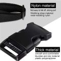 4M Nylon Webbing Strap Band with Flat Side Release Buckles Tri-Glide Slides for DIY Luggage Strap and Backpack Buckles and Strap. 
