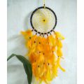 Yellow & Orange Mix Colour Feathers  Dream Catcher For Bed Room Birthday Gift Home Decoration. 