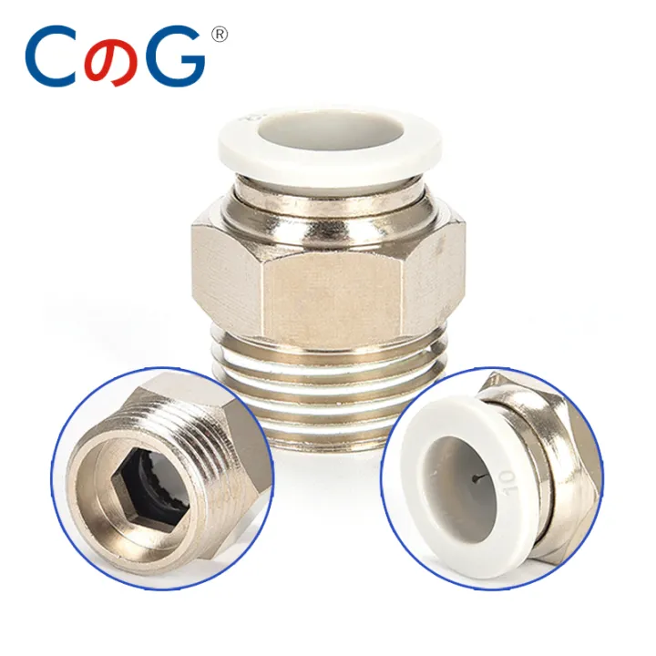 CG%2020Pcs%20White%20PC%20Pneumatic%20Fitting%20Brass%20Thread%201/8"%201/4"%203/8"%201/2"%20for%204/6/8/10/12mm%20Air%20Hose%20Tube%20Pipe%20Quick%20Pulg%20Connectors%20-%20Image%203