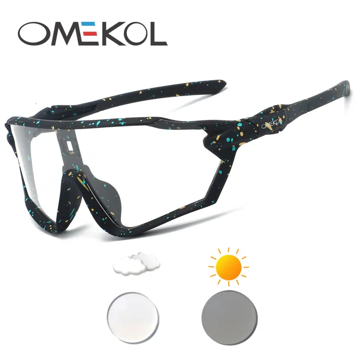 OMEKOL%20Brand%20New%20Photochromic%20Cycling%20Sunglasses%20Men%20Women%20Outdoor%20Sports%20Mountain%20Bike%20Bicycle%20Eyewear%20MTB%20Baseball%20Glasses%20-%20Image%203