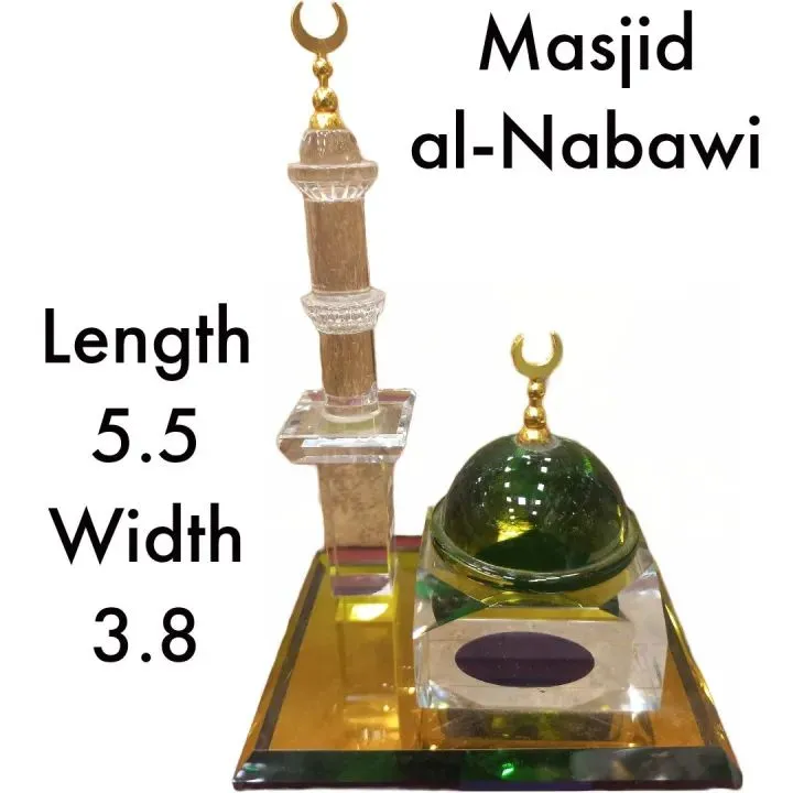 Islamic%20Muslim%20Crystal%20Al%20Masjid%20Al-Nabawi%20Muhammad%20Madina%20Mosque%20Model%20Crafts%20Gifts/%20-%20Image%204