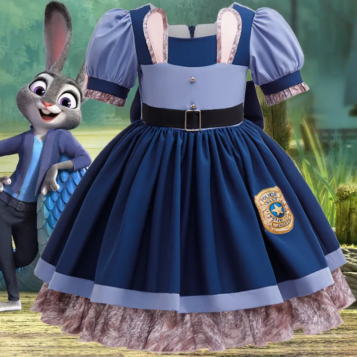 Disney%202026%20Movie%20Zootopia%202%20Brave%20Bunny%20Adventure%20Carnival%20Girls%20Cosplay%20Judy%20Hopps%20Rabbit%20Officer%20Uniform%20Clothing%20Costume%20-%20Image%202