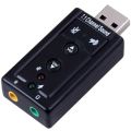 Usb external sound card with 7.1 sterio channel. 