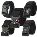 New Multiple Styles of  Waist Belts The Men's Buckle Belt Nylon Braided Lightweight Breathable Daily Commuter Men's Belt. 