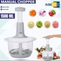 Multi Funtion Hand Pushing Cooker Chopper Manual Tekan Chop Chopper Blender Manual. 