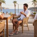 Men's Flip Flops Summer Beach Flip Flops Men's Fashionable Breathable Casual Men's Beach Slippers Summer Outdoor.