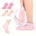 2 Pack Moisturizing Silicone Gel Socks for Dry Cracked Feet Nourishing Skin Lubricating Foot Care Massage Socks freshfeet. 