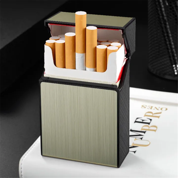 Portable%20Cigarette%20Case%20Metal%20Smoking%20Cigarette%20Box%2020pcs%20Capacity%20Tobacco%20Holder%20Cigarettes%20Pack%20Cover%20Storage%20Box%20Men's%20Gadget%20-%20Image%207
