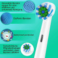 4pcs Toothbrush Head Compatible with Braun Oral B Electric Toothbrush, Replacement Brush Heads for Oral B Vitality Pro 1000 2000.