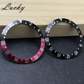Sloping 38mm*30.6mm Retro Aluminum Bezel GMT and Diving watch Insert Fit 40mm Watch Replace Watch Face Watch Bezel Inserts. 