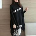 New Stylish Warm Shrugs For Winters Modern Poncho For Womens Bat-Wing Style  Printes fleece Poncho Shrug Girls Modern Shirt Winters Shirt. 