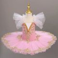 Kids Professional Ballet Tutu Dance Dress Child Blue Swan Lake Costume Ballerina Clothes Teen Ballroom Ballet Outfit For Girls.