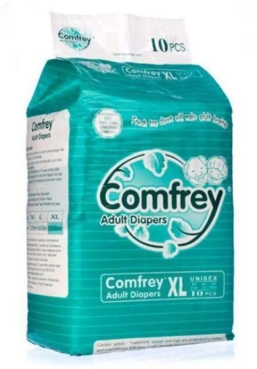 Comfrey Adult Diaper Size  Extra Large (10 Pieces)