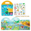 Reusable Sticker Book for Kids, Busy Book for Toddlers 1-3, Animal Stickers, Toddler Travel Toys, Jelly Quiet Book 6 Themes Preschool Learning Activities for Toddlers Ages 3-6(Animals). 