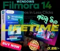Filmora 14 Full version for Windows 10 and 11 lifetime license. 