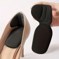 Double-Layer Thick T-Shaped Foam Heel Pad And Heel Cup - Soft, Breathable, Non-Slip, Durable, Comfortable To Wear In High Heels. 