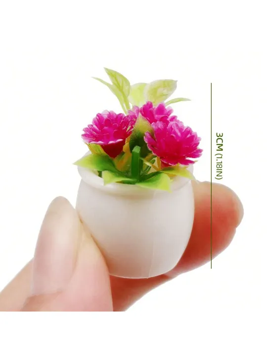 1/12%20Dollhouse%20Miniature%20Potted%20Plant,%20Realistic%20Greenery%20&%20Flower%20Decor%20Model,%20Random%204pcs%20-%20Image%206