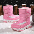 Winter Outdoor Children Boots Princess Elegant Girls Shoes Water Proof Girl Boy Snow Boots Kids Warm High Quality Plush Boots. 