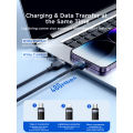 JoyRoom S-A18 3-in-1 Fast Charging and Data Cable – USB-A to Lightning, Type-C, and Micro, 3.5A. 